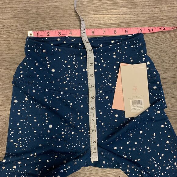 Soybu Leggings Womens XS Silver Stars 4Way Stretch UV Protect High Rise Fitted - Picture 5 of 12